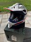Preview: Helm Motocross UFO Erwachsene Weiß-Blau Rot